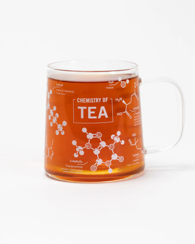 Chemistry of Tea-Clear Glass Mug