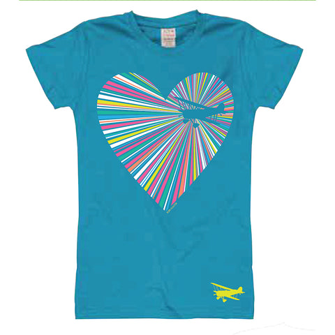 Heartshine Airplane Kids T-XS