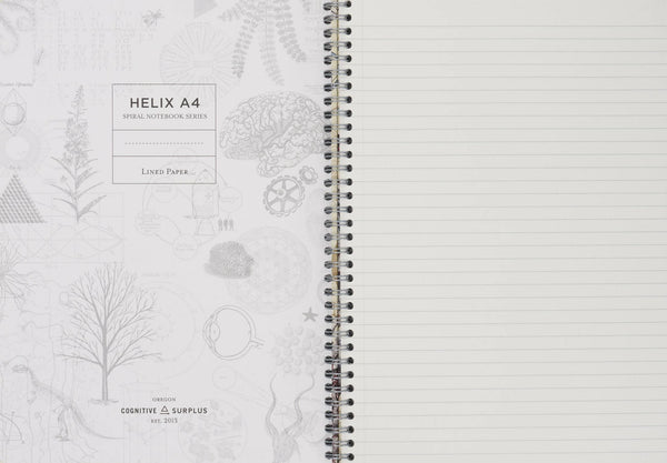 Edge of the Atmosphere Hardcover Spiral Notebook