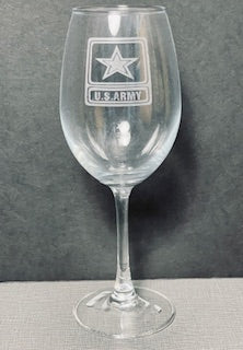 Etched Wine Glasses