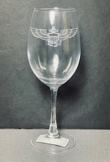 Etched Wine Glasses