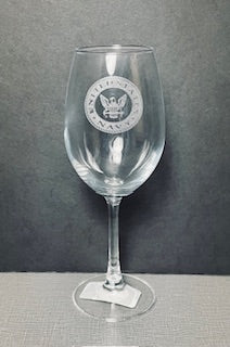 Etched Wine Glasses