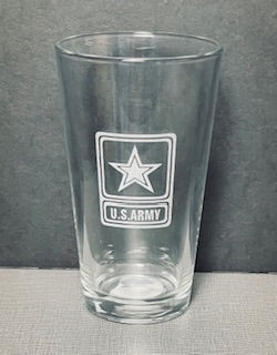 Etched Pint Glasses