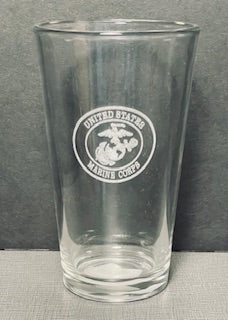 Etched Pint Glasses