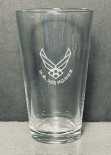 Etched Pint Glasses