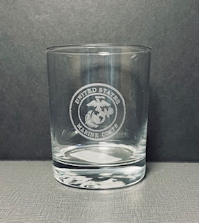 Etched Whiskey Glasses