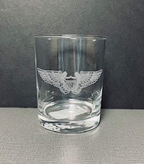 Etched Whiskey Glasses