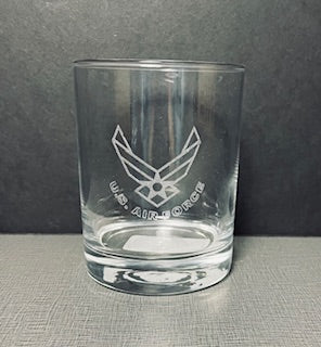 Etched Whiskey Glasses