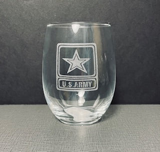 Etched Wine Glasses