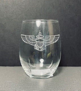 Etched Wine Glasses