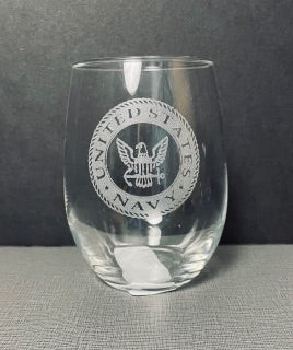 Etched Wine Glasses