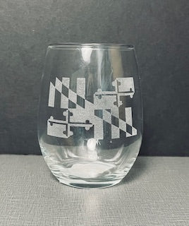 Etched Wine Glasses