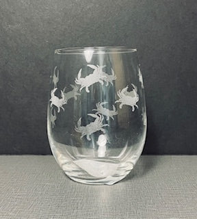 Etched Wine Glasses