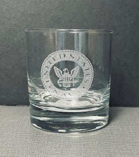 Etched Whiskey Glasses