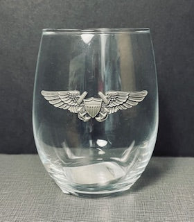 Pewter Insignia Wine Glasses