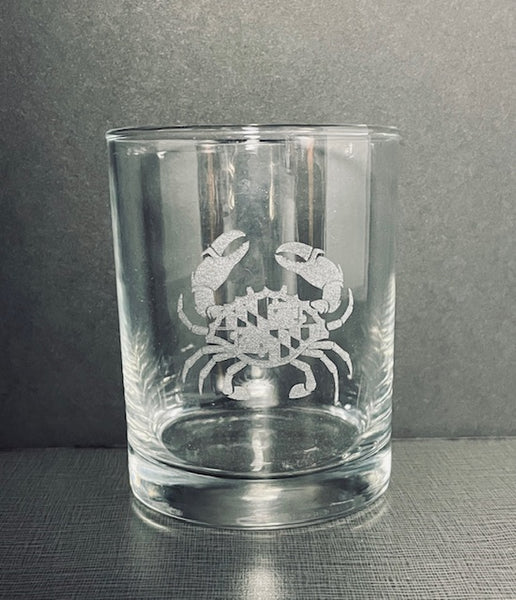 Etched Whiskey Glasses