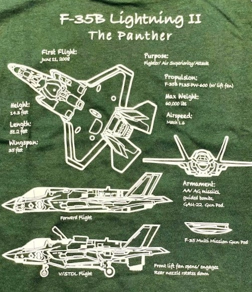 F-35B Lightning II "The Panther" T-Shirt-2 Colors