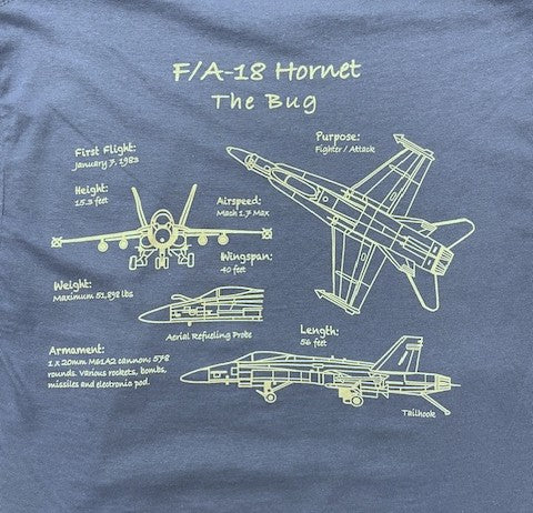 F/A 18 "Bug" T-Shirt-2 Colors