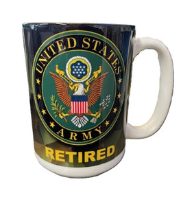 Army Retired Mug