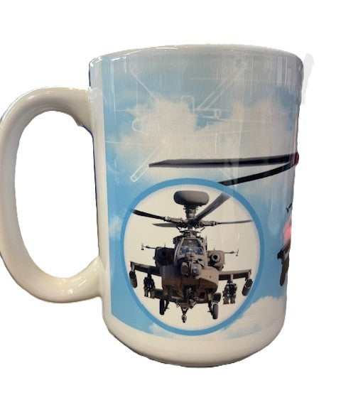 Apache Helicopter Mug