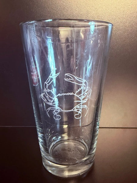 Etched Pint Glasses