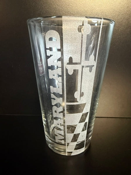 Etched Pint Glasses