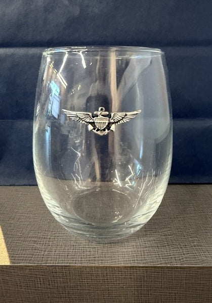 Pewter Insignia Wine Glasses