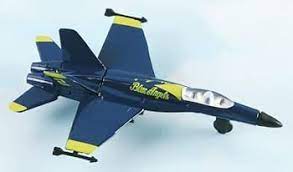 Hot Wings F-18 Hornet B/A-Blu/Yellow