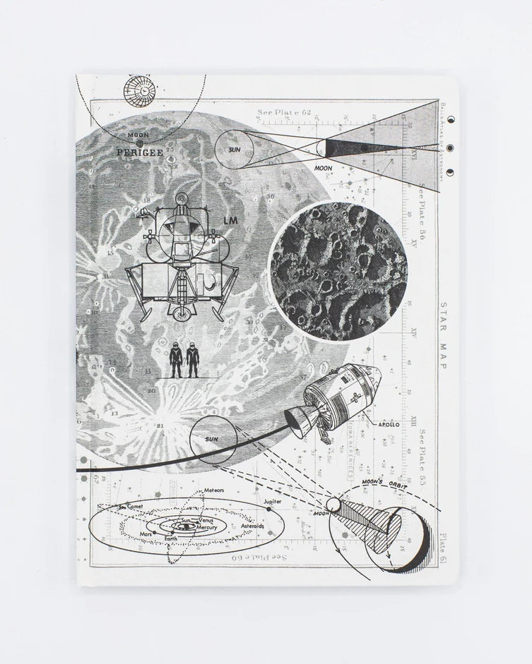 Moon Landing Notebook - Hardcover