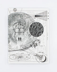 Moon Landing Notebook - Hardcover