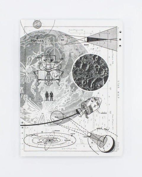 Moon Landing Notebook - Hardcover