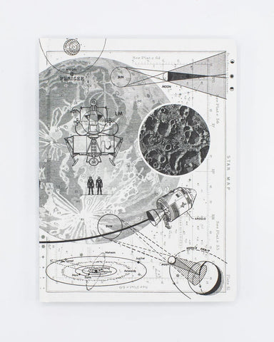 Moon Landing Notebook - Hardcover