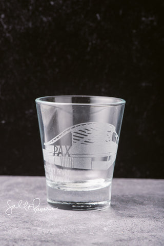 Museum Building Shot Glass-Etched