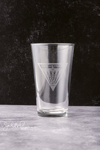 NAS Pax Triangle Pint Glass-Etched