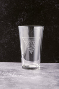 Etched Pint Glasses