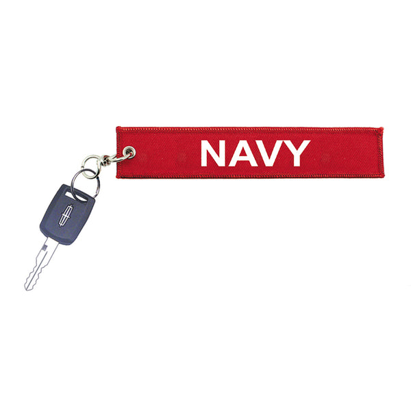 RBF Red NAVY Keychain