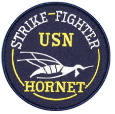 USN Hornet Strike Fighter Patch - Large