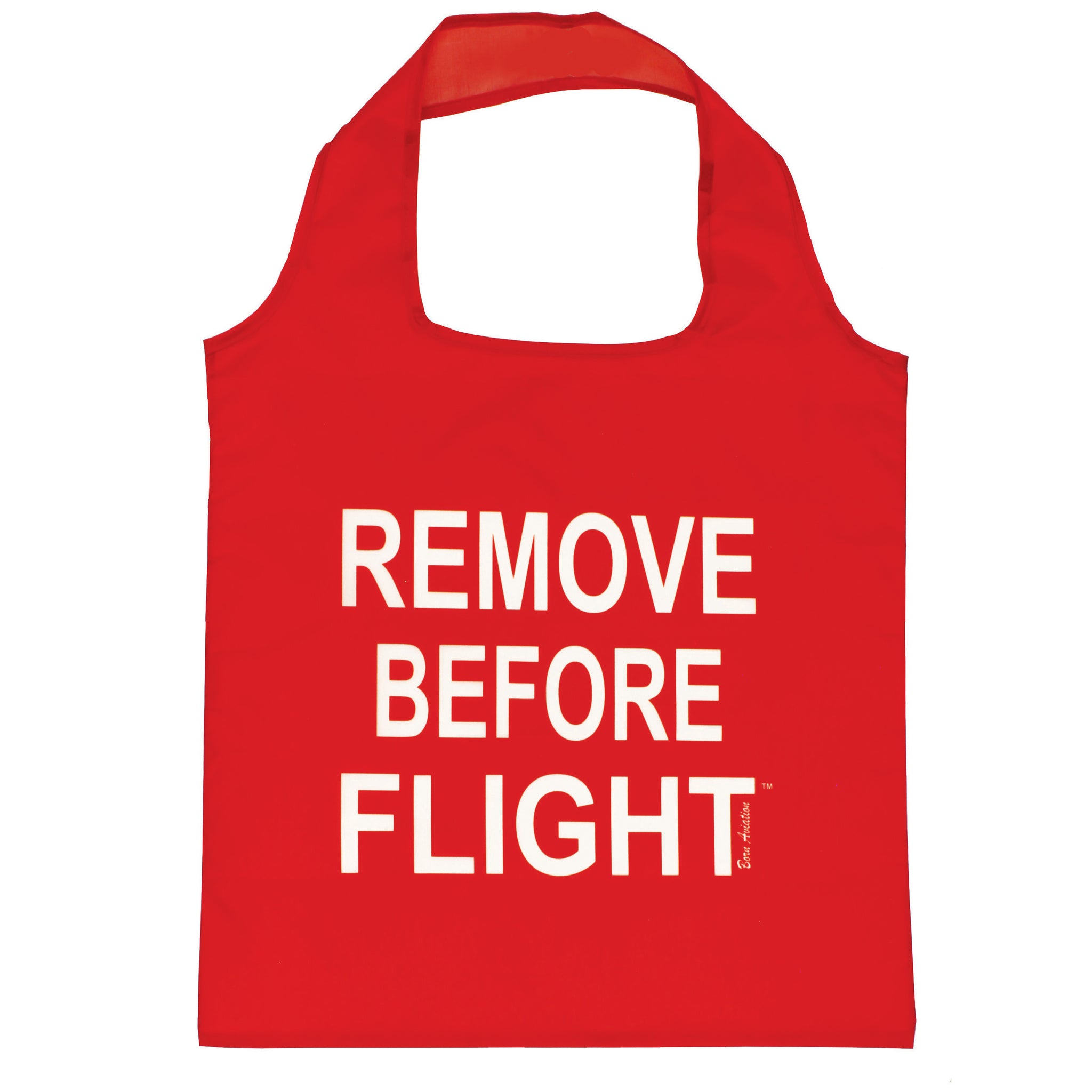 Remove Before Flight Foldable Shopping Bag