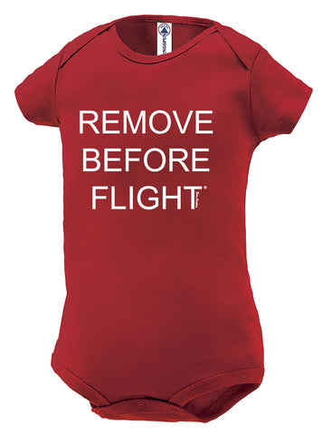 Remove Before Flight Onesie