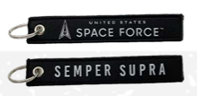 Space Force RBF Key Chain - Black