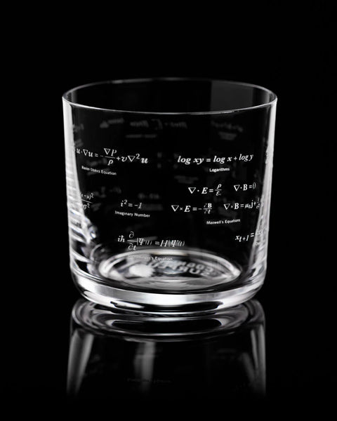 Equations Changed Whiskey Glass - WHITE