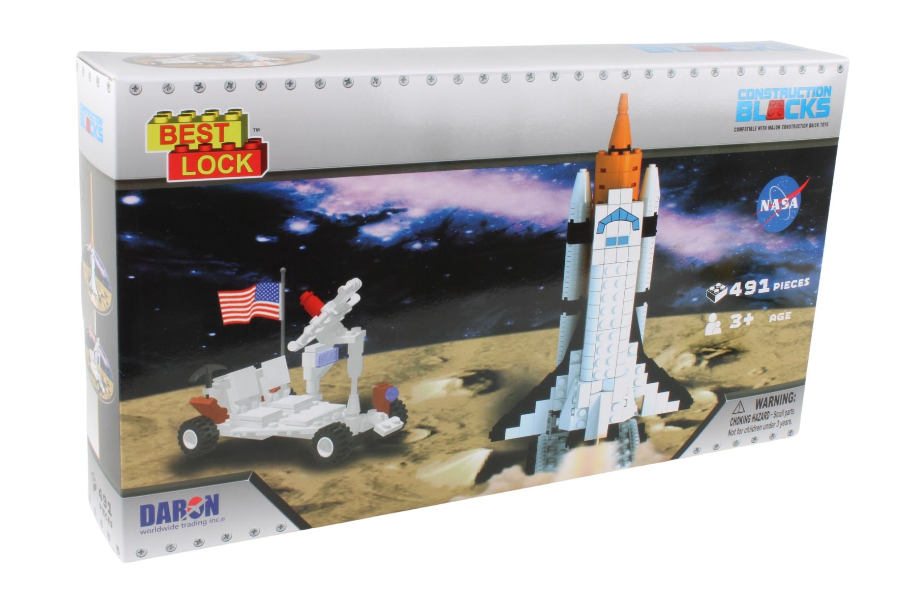 Space Shuttle Construction Toy - 491 Pieces