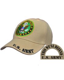 US Army Symbol Cap-Khaki