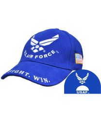 USAF Fly Fight Win Cap-Royal Blue