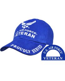USAF Veteran Proudly Served-Royal Blue