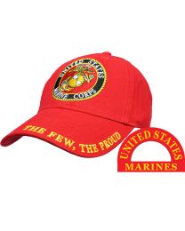 USMC The Few The Proud Cap-Red