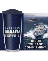 USN Honor Courage Commit Tumbler