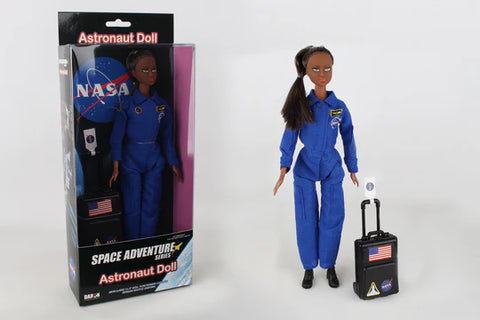 Astronaut Doll in Blue Suit-AfricanAmerican