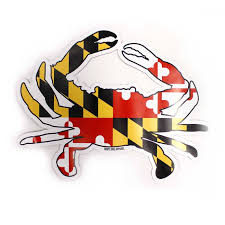 MD Flag Crab Magnet