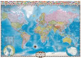 Map of the World/Flags Puzzle-1000 pc